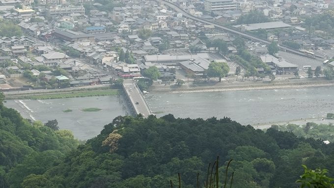 嵐山城跡　渡月橋