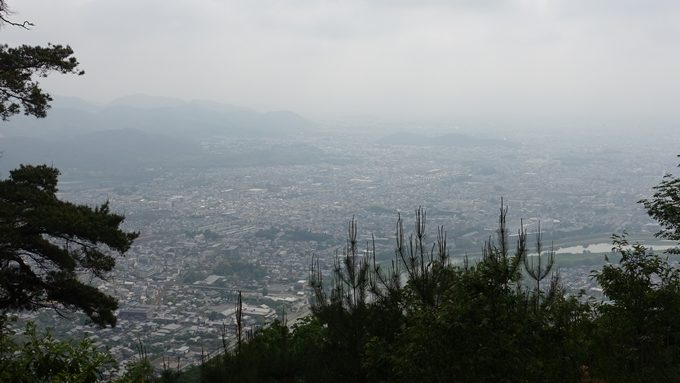 嵐山城跡　景色