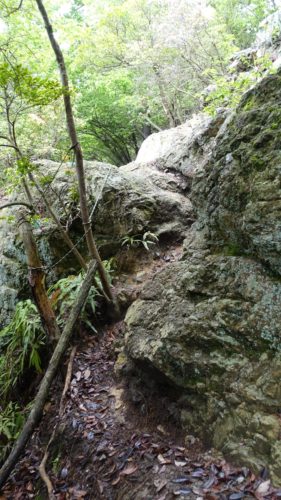 嵐山城跡　難所