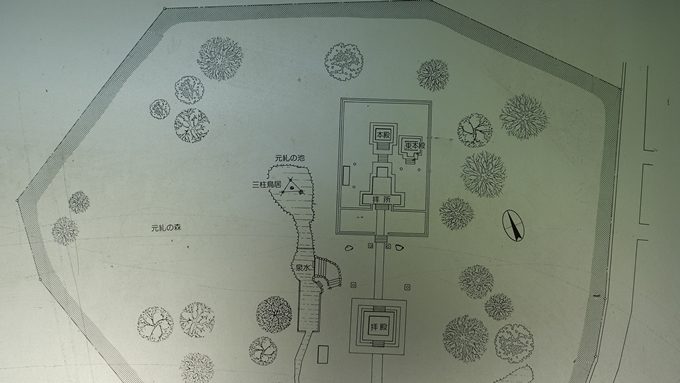 蚕ノ社　境内案内図