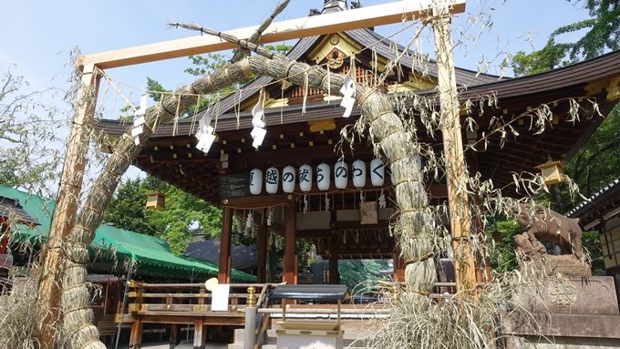 護王神社　茅の輪くぐり