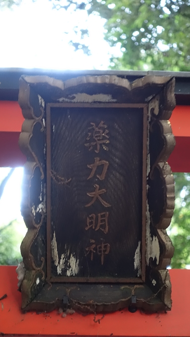 竹中稲荷神社　薬力大明神No1