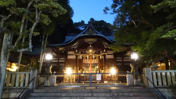 岡崎神社夜景　本殿No1