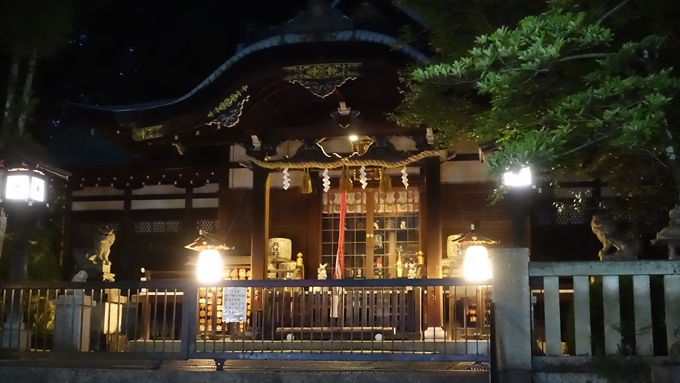 岡崎神社夜景　本殿No5