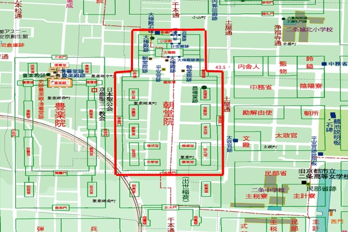 平安宮朝堂院跡　No19