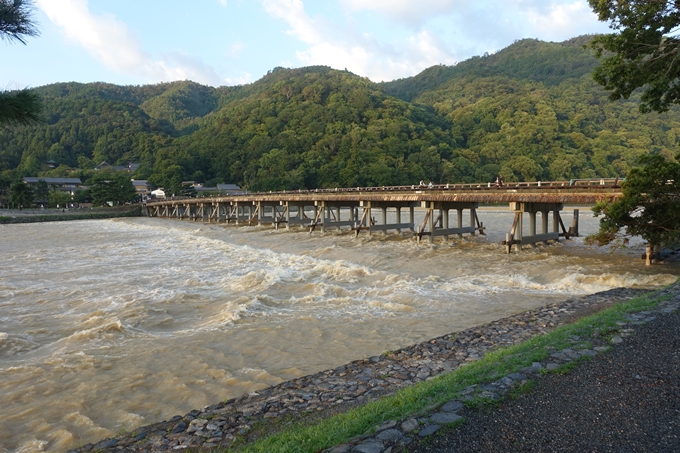 渡月橋_台風2018　No9