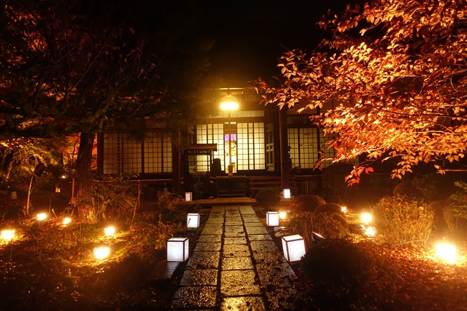 京都紅葉速報2018　その2　神蔵寺ライトアップ　No16