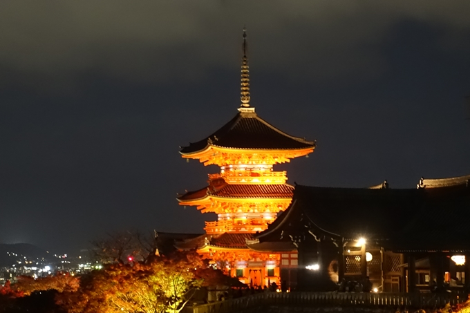 京都紅葉速報2018　その24　清水寺_ライトアップ　No35