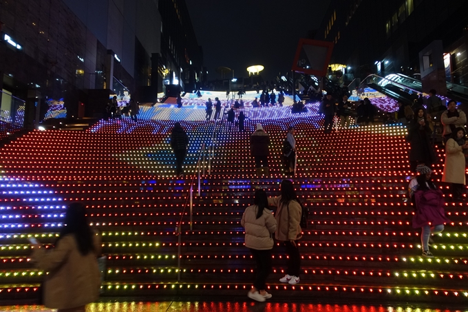 京都のライトアップ2018　京都駅ビル　No16