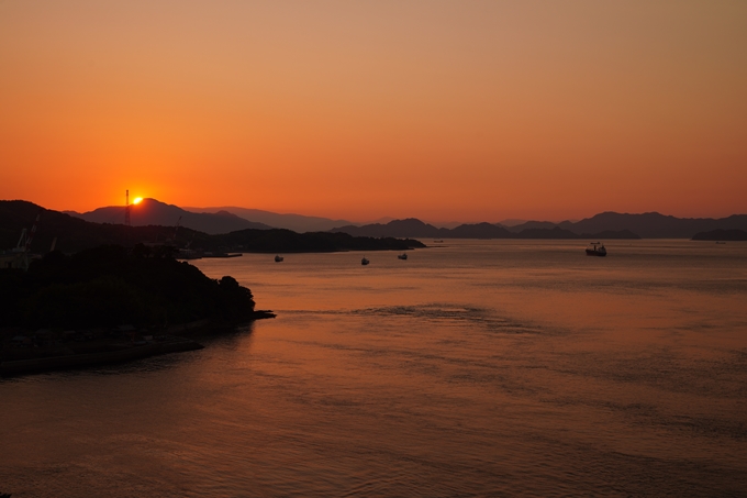 しまなみ海道_03　完走 生口島 夕暮れ　No83