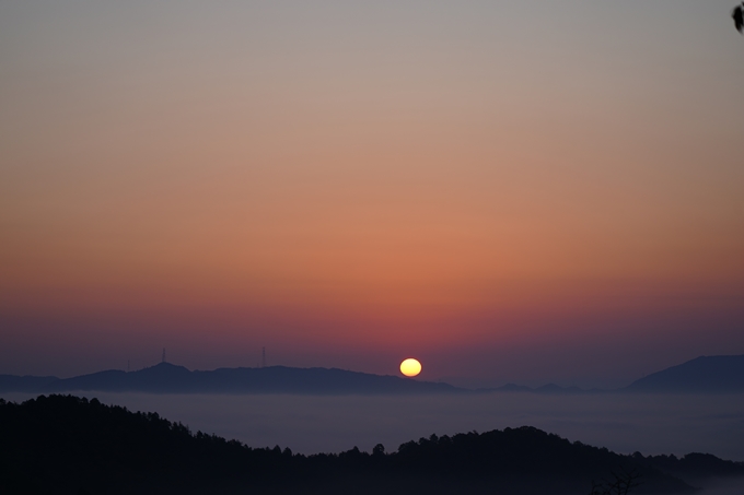 千手寺_雲海_日の出_紅葉　No10